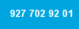 927 702 92 01 927 702 92 01